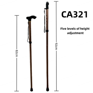 CA321ไม้เท้าช่วยเดินผู้สูงอายุปรับระดับความสูงได้สำหรับผู้สูงอายุและผู้พิการ - Product Image 1