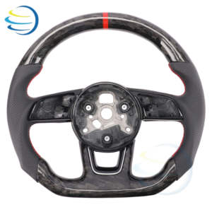 <span class=keywords><strong>Volant</strong></span> de direction en fibre de carbone forgé chauffant et vibrant pour <span class=keywords><strong>Audi</strong></span> <span class=keywords><strong>A3</strong></span> A4 A4L S4 RS4 A5 S5 RS5 A6L A7 Q2L Q3 Q5 Q5L Q7 - Product Image 3