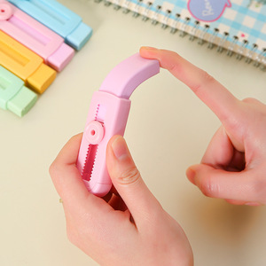 Ensemble d'effaceurs Push Pull en caoutchouc coloré rechargeable pour étudiants et enfants, papeterie - Product Image 2