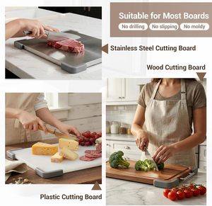 Pieds antidérapants en silicone pour <span class=keywords><strong>planche</strong></span> <span class=keywords><strong>à</strong></span> <span class=keywords><strong>découper</strong></span>, coussinets antidérapants pour <span class=keywords><strong>planche</strong></span> <span class=keywords><strong>à</strong></span> <span class=keywords><strong>découper</strong></span>, adhérence sécurisée pour planches en <span class=keywords><strong>bois</strong></span>, en <span class=keywords><strong>plastique</strong></span> et en verre - Product Image 3