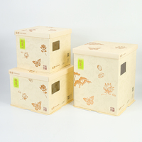 Boîte à gâteau en papier écologique haut de gamme, matériau de qualité alimentaire, boîte de transport portable pour pâtisserie boutique, gâteau de mariage, mousse au chocolat