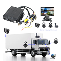 Mini 4ch véhicule Gps suivi 4 canaux système de caméra Dvr 3g 4g Mdvr camion 4 canaux carte Sd Dvr Mobile Mdvr