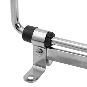 Rail de penderie coulissant à montage supérieur, porte-vêtements rétractable, support à pantalons pour placard, organisateur de quincaillerie de meuble - Product Image 3