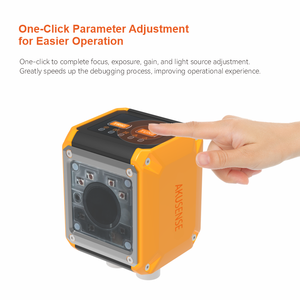 เซ็นเซอร์วิชั่น AI AkuSense VDS20-BX0112-WD, 1.3MP, รองรับ OCR/อ่านโค้ด/ตรวจหาข้อบกพร่อง/ตำแหน่ง, ไม่ต้องใช้พีซี, 24V DC, IP67, สายเคเบิล, ระยะตรวจจับ 30-200 มม. DOV - Product Image 3