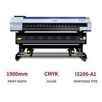 Plotter de Inyección de Tinta de Sublimación de 1.9 m (6 pies) de Ancho con Doble Cabezal I3200, Rollo a Rollo y Placa para Flex/Textiles/Ropa, 1 Año de Garantía