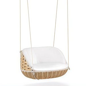 गर्म बिक्री आधुनिक डिजाइन आउटडोर उद्यान फर्नीचर एल्यूमीनियम मिश्र धातु संरचना रतन दिन बिस्तर लटकी स्विंग बिस्तर सोफे - Product Image 5