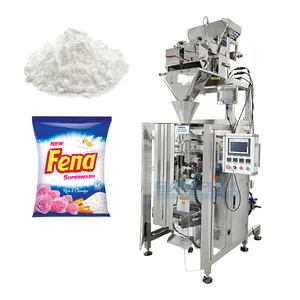 Automatic Volumetric Cup Laundry Detergent Washing Soap Powder Filling Packing Machine Vertical Fill Seal Packaging Machine