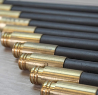 Kit de débouchage de canalisations à tiges autobloquantes, tiges à double vis sans fin, tête de piston, ensemble de tuyaux pour eaux usées et sols