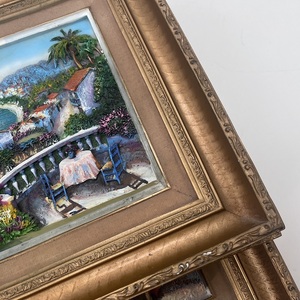 Cornice Fotografica Artificiale di Lusso, Artigianato Unico in Poliresina Art Deco per Decorazione Murale Interna - Product Image 4