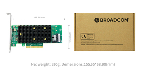 Lsi Mega Raid 9440-8i 8-Port 12Gbps Sas/SATA/PCI Express3.1 Card Mạng Nội Bộ Có Dây Raid5 <span class=keywords><strong>HBA</strong></span> Cho Máy chủ Wifi PCI Kho - Product Image 4
