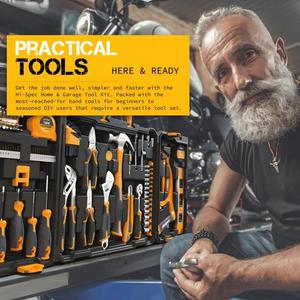 113Piece Hand <b>Tool</b> <b>Set</b> With Hard Case For Home Maintenance - Product Image 6
