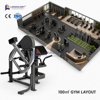 Machine à biceps assise 100 kg pour petit centre de fitness – Équipement de gym tout-en-un