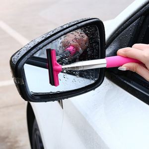 Limpiaparabrisas Retráctil de Acero Inoxidable para Espejo Retrovisor de Coche, Removedor de Agua Portátil con Goma para Vehículos - Product Image 1