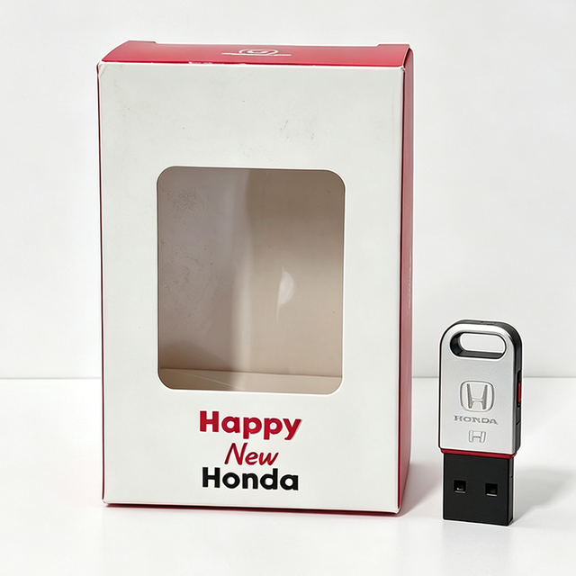 Custom Printed High-End Eco-friendly White Cardboard Folding Boxes PVC Window Custom Logo Portable Packaging for USB Flash