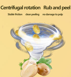 热销工业自动土豆/马铃薯去皮清洗机/土豆去皮机 - Product Image 3