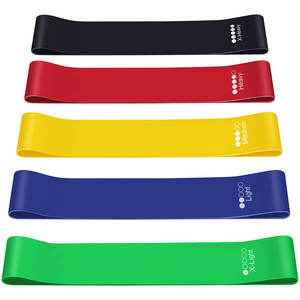 Encci Juego de Bandas de Resistencia de Goma Resistentes YC Unisex para Yoga, Entrenamiento Físico, Ejercicios Asistidos, Tubo de Ejercicio, Gimnasio en Casa - Product Image 1