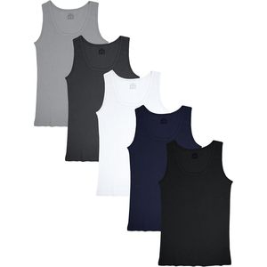 Débardeurs en tricot côtelé pour femmes, mélange de coton, légers, respirants, plusieurs couleurs - Product Image 1