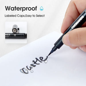 Hot Sale Wasserdicht 12 Size Tip Fine Line Schwarze Tinte Micro Fin eliner <span class=keywords><strong>Pen</strong></span> Drawing Marker Set für Kunst bedarf - Product Image 4