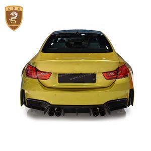 Kit de carrocería estilo Vors <span class=keywords><strong>M4</strong></span> F82 faldas laterales de parachoques delantero parachoques trasero Frp + Cf Material Kits de carrocería ancha para <span class=keywords><strong>BMW</strong></span> 4 Series - Product Image 5