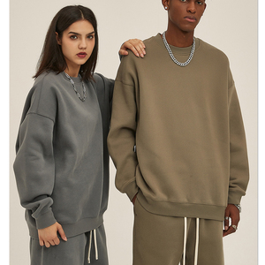 Conjunto de Sudadera y Pantalones Deportivos de Punto para Hombre, Cuello Redondo, Color Sólido, Transpirable, Estampado en Serigrafía, Teñido Liso, para Otoño - Product Image 6