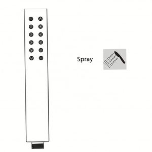 <span class=keywords><strong>ABS</strong></span> пластиковая хромированная ручная душевая головка аксессуары для ванной комнаты - Product Image 4