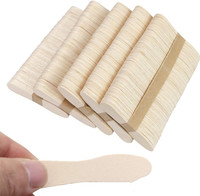Mini Cuchara de Madera para Helado - Cuchara de Degustación de 75 mm