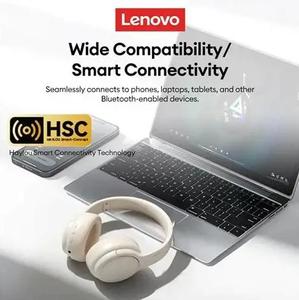 Auriculares Inalámbricos Plegables Over-Ear Lenovo TH20, 30H de Reproducción, Controlador de 40mm, Micrófono con Cancelación de Ruido para Juegos y Viajes - Product Image 6