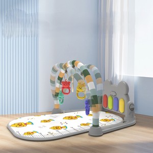 Tapis <span class=keywords><strong>d</strong></span>'éveil pour bébé de 0 à 18 mois, tapis de <span class=keywords><strong>jeu</strong></span> doux <span class=keywords><strong>avec</strong></span> piano et clavier, tapis de gymnastique musical pour bébé - Product Image 2