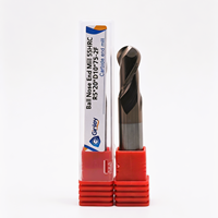 Fraise à bout sphérique en carbure monobloc R5*20*D10*75-2F/3F/4F 55HRC 60HRC 65HRC pour le traitement des moules en acier allié