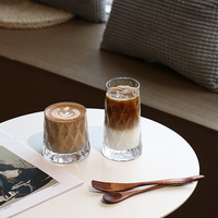 Tasse transparente de haute qualité, pour café, lait, eau, gobelet en verre à froid, 1 pièce