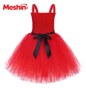 Santa Claus Christmas Ballet Tutu <b>Dress</b> Red Girls <b>Xmas</b> Holiday Costume Children's New Year Performance Outfit - Product Image 4