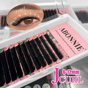 Abonnie Plateaux d'extensions de cils effet volume, type Easy Fan, en velours, Lc Ld j B Cc c - Product Image 4
