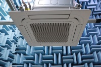 Climatiseur cassette quatre voies EK FCU 220V AC, unité de ventilation à effet collecteur pour plafond, pour hôtels, restaurants, système CVC, pompe de refroidissement