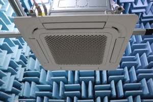 Ek Bốn Cách Cassette Chia Điều Hòa Không Khí Fcu 220V <span class=keywords><strong>AC</strong></span> Trần Cuộn Dây Quạt Đơn Vị Cho Khách Sạn Nhà Hàng Hvac Hệ Thống Bơm Làm Mát - Product Image 4