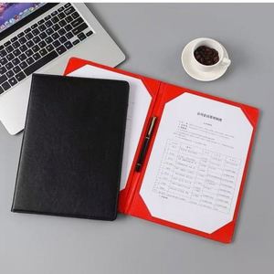 Custom Size <b>A4</b> A5 A6 <b>Leather</b> Menu Cover Restaurant Table Menu Holder Hotel Bar Salon School <b>Leather</b> <b>Folder</b> Certificate Holder - Product Image 2