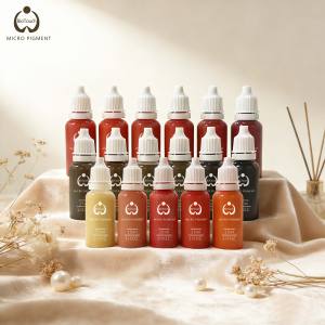 Encre de tatouage imperméable en 20 couleurs pour la formation au maquillage permanent sur peau artificielle (non humaine) - Product Image 1