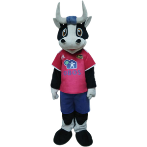 Nuevo disfraz de Mascota de toro marrón personalizado con traje deportivo - Product Image 2
