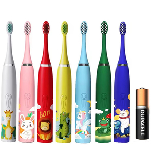 <span class=keywords><strong>Brosse</strong></span> à <span class=keywords><strong>Dents</strong></span> Électrique Sonique pour Enfants à Piles, Souple, pour 3-15 Ans, 6 Têtes de Rechange, OEM - Product Image 1
