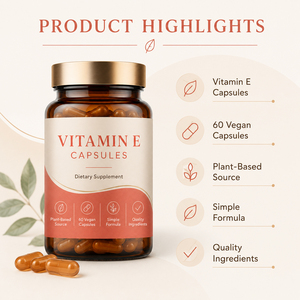 Complexe de Vitamine E Naturelle Ultra Tocotriénols 330mg Mélange Antioxydant en Capsules Soutient l'Immunité et la Santé de la Peau 60 Capsules 2 - Product Image 4