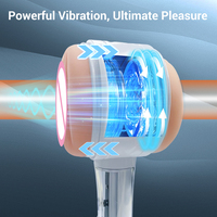 Jouets sexuels pour hommes, masturbateur masculin, Pocket Pussies, Stroker, poupée adulte avec 10 vibrations, vibromasseur pour pénis, Pussy