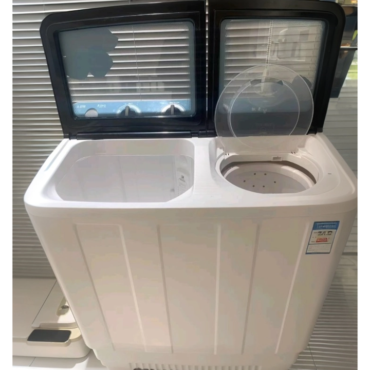 RV/Home Use Twin-tub Semi-automatic Mini Washing Machine Twin-tub Electric Spin-drying Plastic Car Hotel
