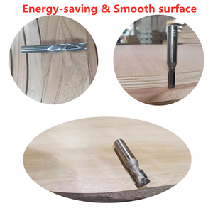Wood Work Carpentry CNC Machinery Tools Flush Trimming <b>Router</b> Bit Carbide Timber TCT Brazed Tip Bevel Milling Cutter - Product Image 5