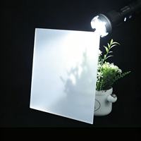 Feuille diffuseur LED en acrylique PMMA blanc laiteux, panneau de diffusion de lumière givré opale