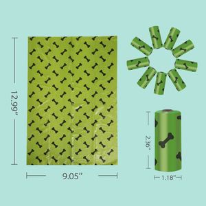 Factory Direct Supply Portable Outdoor Pet Waste Bags Simple EPI Degradable Poop Dispenser Odor-Controlled Dog Poop Bags Strong - Product Image 4
