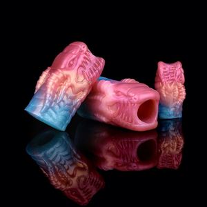 NNSX Dragon Head Design Sleeve for Cock Textured Fantasy <b>Dildo</b> Accessories for Men Penis Enlargement Device Juguetes Sexuales - Product Image 2