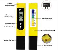 IMHOO pH-mètre numérique 0-14 pour piscine et aquarium, testeur d'eau LCD ODM CE, type stylo IP65