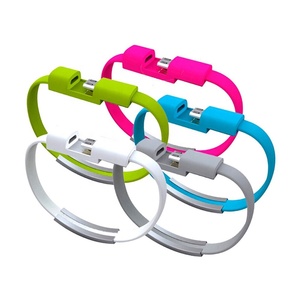 Câble de charge USB portable mini 8 broches coloré pour bracelet, poignet, <span class=keywords><strong>chargeur</strong></span> de données pour <span class=keywords><strong>iPhone</strong></span> X 8 7plus ipad - Product Image 2