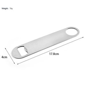 Porte-clés personnalisés en argent vierge avec logo, échantillon gratuit, ouvre-bouteilles en acier inoxydable en forme de balle, ouvre-bouteilles de bière personnalisés en gros - Product Image 3