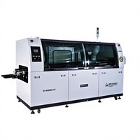 Machine à souder par ondes à double profil sans plomb, unité compacte, système de bande LED pour circuits imprimés, 1100 kg, garantie 4 ans