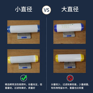 Cartouche filtrante pour purificateur d'eau, pré-filtre à charbon actif de 10 pouces pour usage domestique UDF - Product Image 3